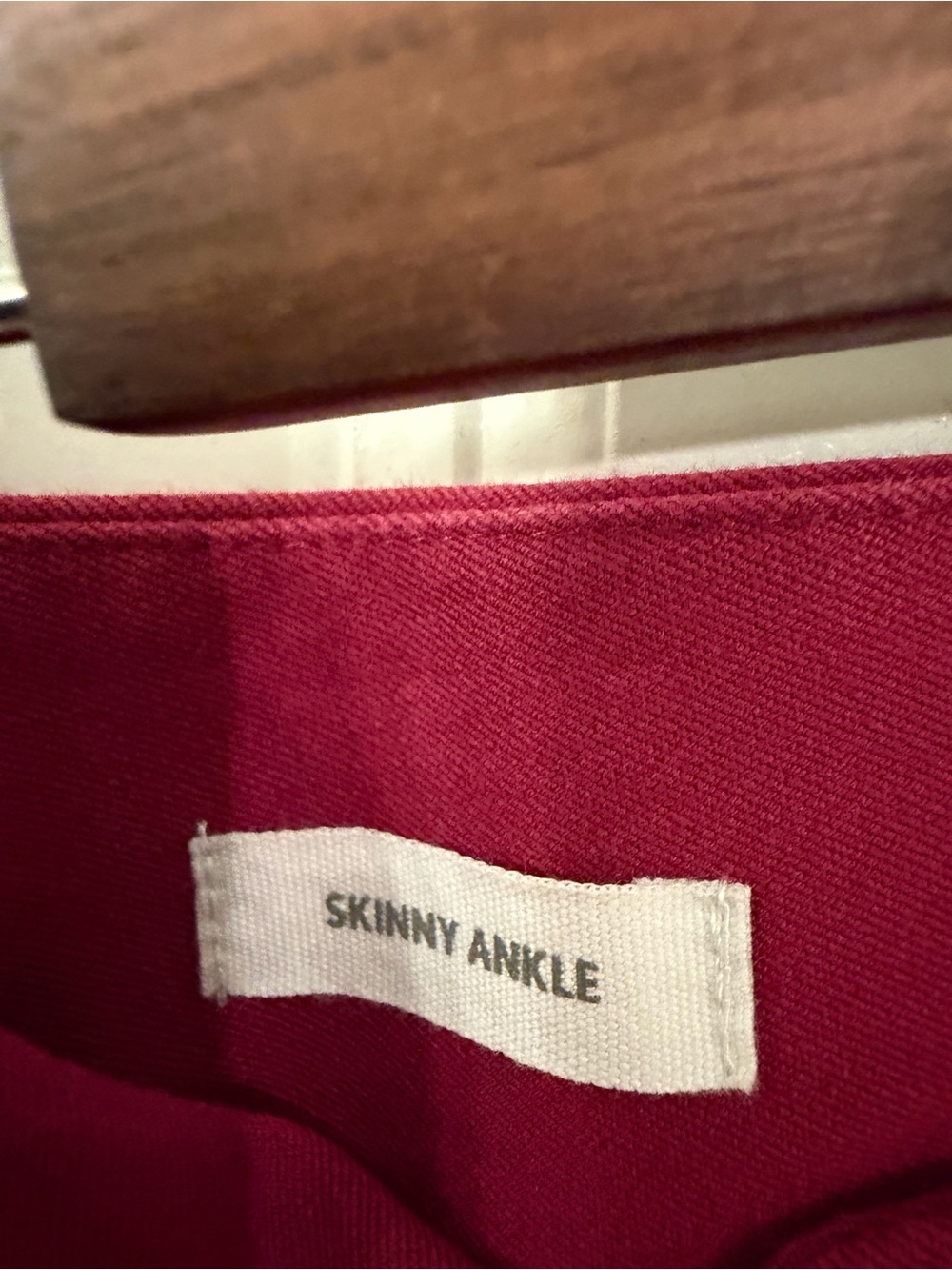 LOFT Raspberry Pink Ankle-Length Slim Jeans - Picture 5 of 5